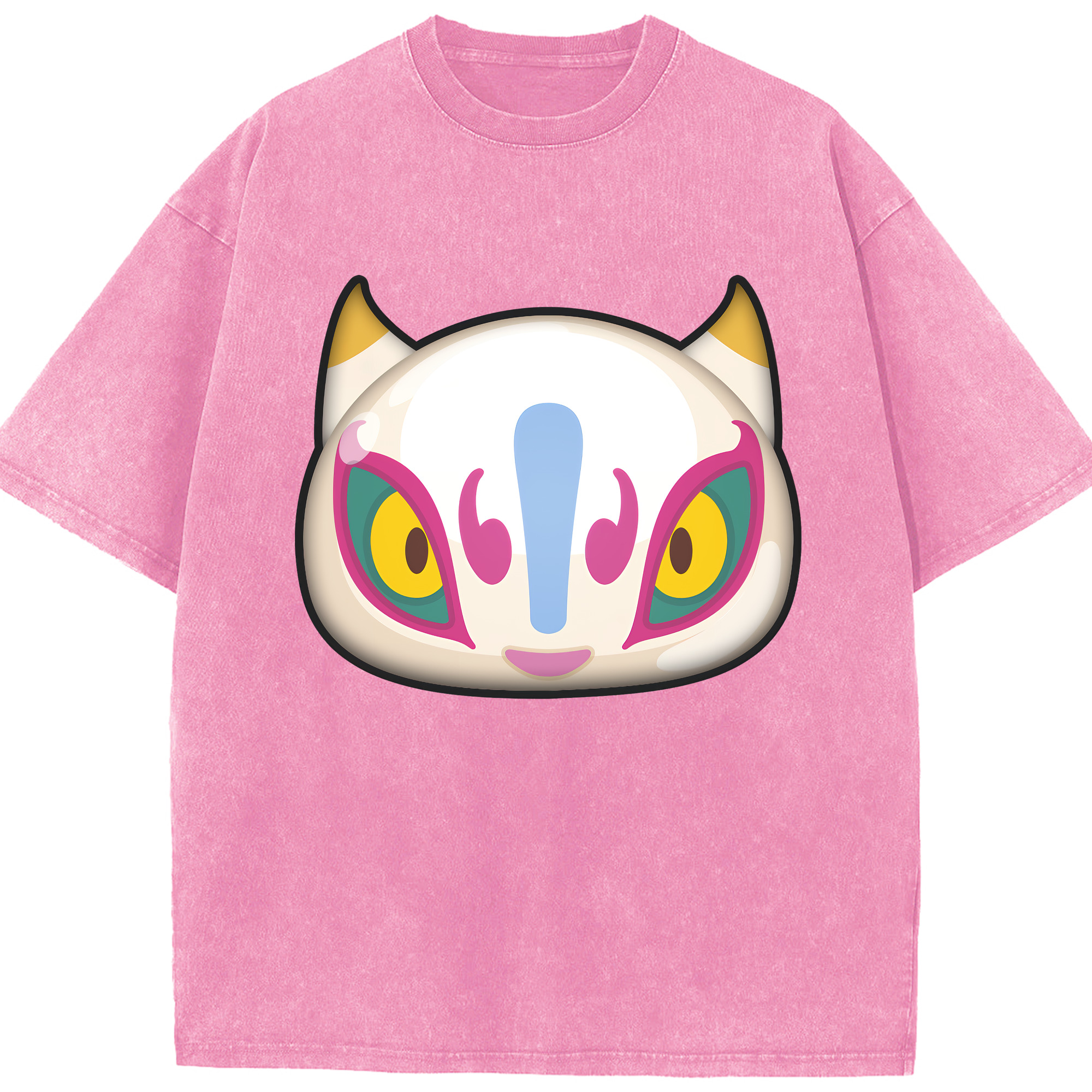 （画像用） 妖怪ウォッチ Yo-kai Watch 綿100% ヴィンテージ風 半袖Tシャツ（フロントプリント）